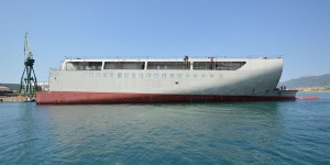 Delivery of mega section for Fincantieri group